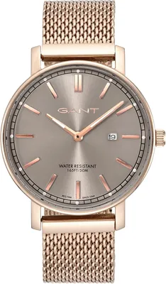 Produktbild von Gant Nashville Herrenuhr roségoldfarben/braun-grau GT006012