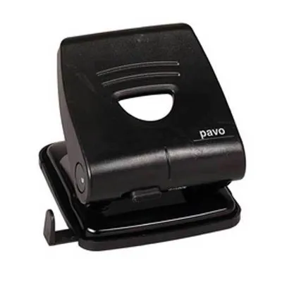 Produktbild von pavo Locher Endure RECYCLED Stanzleistung: 30 Blatt schwarz