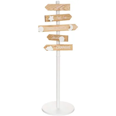 Obrázek produktu pro Dřevěný věšák, dětský věšák, výška 114 cm