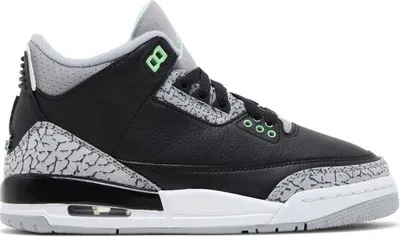 Immagine prodotto di Air Jordan 3 Retro GS Green Glow - EU: 36