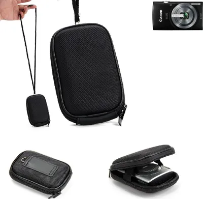Produktbild von K-S-Trade Hardcase Kamera-Tasche Foto-Tasche kompatibel mit Canon IXUS 160 für Kompaktkamera Gürteltasche Case Schutz-Hülle