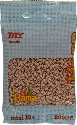Produktbild von Hama Beutel mit 2000 Mini-Bügelperlen Blassrosa