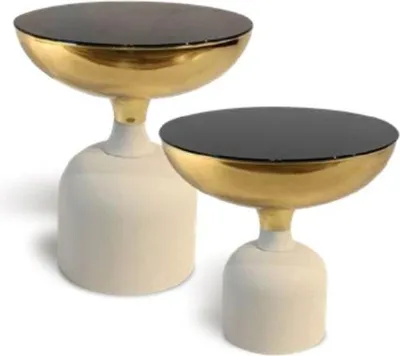 Produktbild von Designer Edelstahltisch Moderner Beistelltisch Wohnzimmer Luxus Möbel