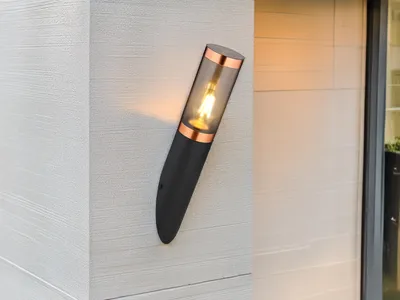 Produktbild von Moderne LED Außenwandleuchte Fassadenbeleuchtung & Hausbeleuchtung Außen, H 41cm