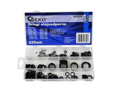 Obrázek produktu pro GEKO Sada těsnění o-kroužků odolných proti oleji 225ks G02819