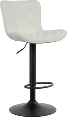 Produktbild von CLP Barhocker Emma höhenverstellbar und 360 drehbar creme Material Stoff