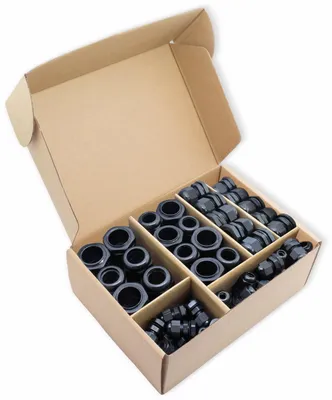 Obrázek produktu pro QUADRIOS, 2009CA105, sada kabelových vývodek, černá - PG, 60 kusů