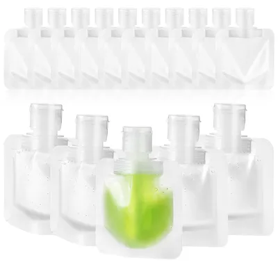 15 Knickflaschen 30 ml transparent für Reisen