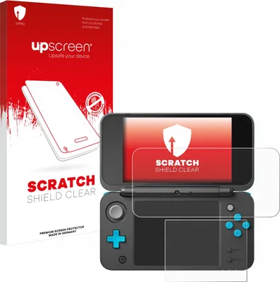 Produktbild von upscreen Schutzfolie für New Nintendo 2DS XL Displayschutz Displayschutzfolie Folie Klar Transparent