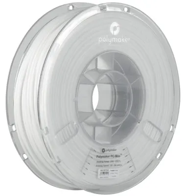 Obrázek produktu pro Polymaker PolyMax PC Barva: White, Průměr: 1,75 mm, Hmotnost: 3 kg