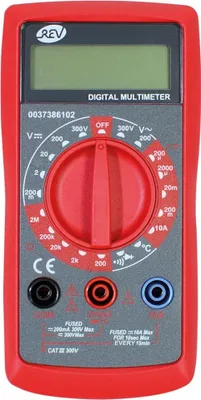 Produktbild von REV Vielfachmessgerät Temp.sw/rt Hand-Multimeter digital CAT III (0037386102)