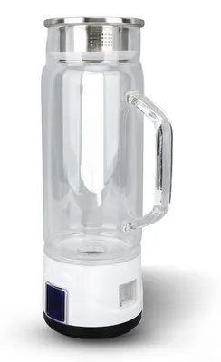 Produktbild von Wasserstoff-Wasserflasche - 1000 ml - Borosilikatglas - Für Zuhause und Fitness