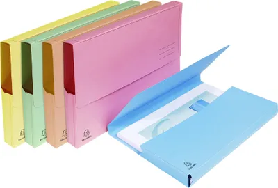 Produktbild von EXACOMPTA Dokumentenmappe SUPER DIN A4 farbig sortiert 25 Stück