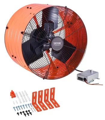 Image de Ventilateur de sous-sol - Extracteur d'air - Ventilateur d'extraction - Ventilateur de toit - Ventilateur de garage - 420 x 275 mm