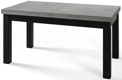 Produktbild von Alpi Moebel, Rechteckiger Esstisch Classico, Wohnzimmertisch Ausziehbar 160-210 cm, Tish mit Metallbeinen, Atelier