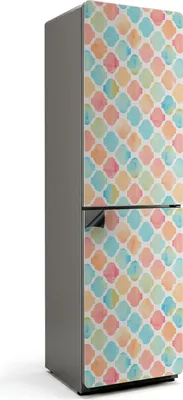 Zdjęcie produktu dla Pastelowy wzór w kropki - Magnetyczna osłona lodówki - Folia dekoracyjna magnetyczna do kuchni - Magnetyczna dekoracja lodówki - Samoprzylepna tablica magnetyczna - Folia magnetyczna na drzwi lodówki - 60x205 cm