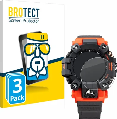 Produktbild von 3x BROTECT Schutzglas für Casio G-Shock GW-9500 Schutzfolie Panzer Folie Glas Display Schutz klar