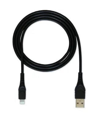 Imagen del producto de Cable de datos USB / Lightning de 1 metro, color negro - CUBE 1