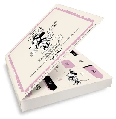 Immagine prodotto di Calendario dell'Avvento Disney Beauty Calendario di Natale Minnie Mouse Cura del benessere