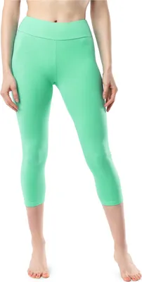 Produktbild von Merry Style Damen 3/4 Leggings aus Baumwolle MS10-430 (Minze, M)