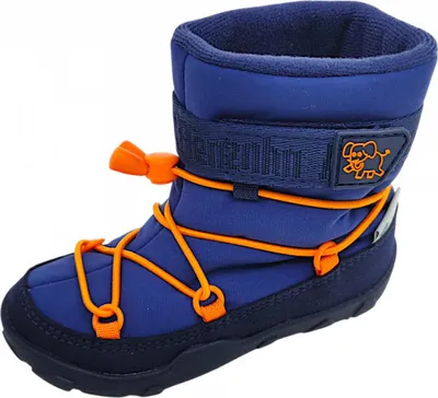 Image de Affenzahn Elefant Chaussures pieds nus pour garçons, bleu, taille 26