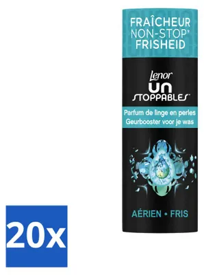 Produktbild von 20 x Lenor Unstoppables Wäscheparfüm Fresh - Vorteilspackung - 20 Stücke