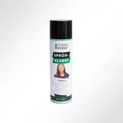 Produktbild von Planenscout Sprühkleber mit Dosierventil Schaumstoffkleber Kontaktkleber für Polsterarbeiten und Akustikschaum 500ml