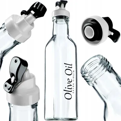 Produktbild von Öl- und Essigspender - Glasflasche mit Ausgießer - 250 ml