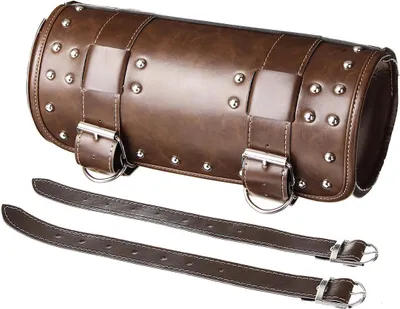 Immagine prodotto di Moto forcella strumento borsa borse sellaPoliuretanopelle bagaglio rotolo marrone