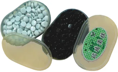 Obrázok produktu pre HOT Games Go brick set 16 mm sklo biele/čierne 160 ks.