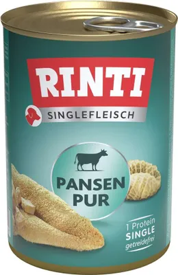 Produktbild von Rinti - Singlefleisch 12x400g  |  Pansen Pur