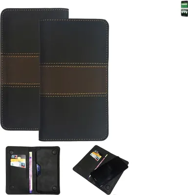 Produktbild von K-S-Trade Handy Hülle kompatibel mit doro 8035 Schutz Hülle Walletcase Bookstyle Tasche Schutz Case Handytasche Wallet Cover Kunstleder Snapcase