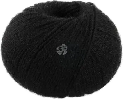 Produktbild von Lana Grossa - Natural Lama Fine 0108 schwarz