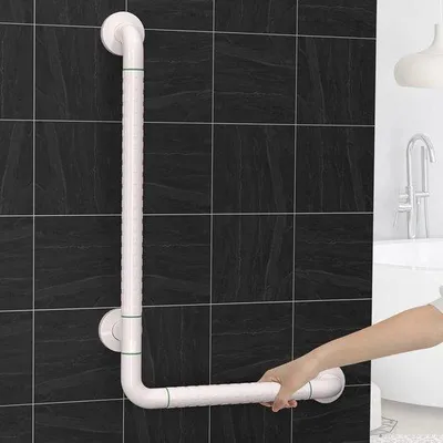 Produktbild von Famanu Handgriff Antirutsch aus Edelstahl 60 x 40 cm - Sicherheitsgriff für Badewanne - Wandmontage