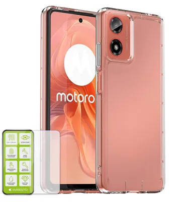 Obrázok produktu pre Pre Motorola Moto E14 / G04 4G / G04S 4G / G24 4G Silikónové puzdro H9 Sklenené puzdro na mobilný telefón Kryt puzdra
