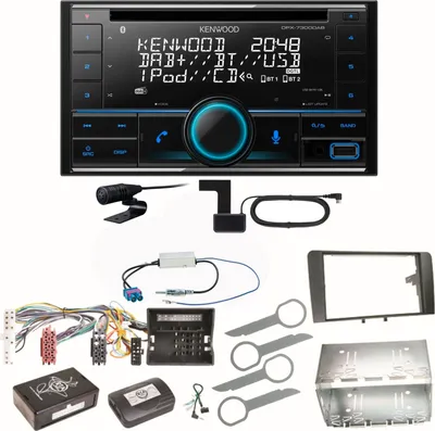 Produktbild von Kenwood DPX-7300DAB Bluetooth Digitalradio Einbauset für Audi A3 8P 8PA