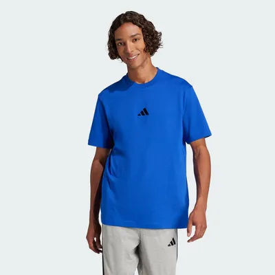 Produktbild von adidas Herren Essentials Small Logo Single Jersey Shirt, Team royal Blue/Black,