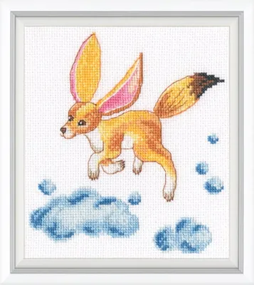 Obrázok produktu pre Súprava na vyšívanie krížikom RTO "Na krídlach lásky", počítaný vzor, 12,5x14cm