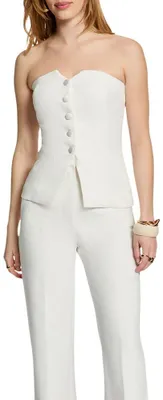 Produktbild von Morgan Damen 261-cpana.f Damenbluse, Off White M, 36