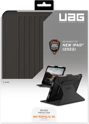 Produktbild von UAG Metropolis SE Hlle mit Apple Pencil Halter fr iPad iPad 10.9" 10, 11" - Schwarz