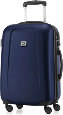 Produktbild von HAUPTSTADTKOFFER - Wedding - Handgepäck Hartschalen-Koffer Trolley Rollkoffer Reisekoffer 4 Doppelrollen, Kabinenkoffer TSA, 55cm, 42 Liter,Dunkelblau