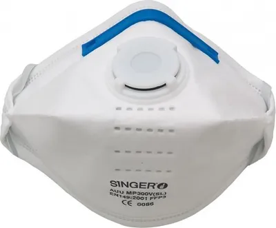 Image de Demi-masque respiratoire filtrant SINGER FFP3 soupape - AUUMP300VSL