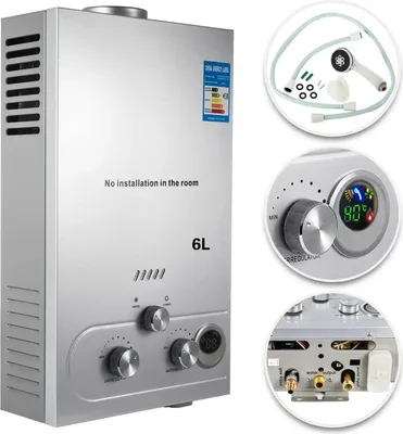 Produktbild von Wasserheizer, Edelstahl, hohe Warmwasserleistung, 6L 12KW