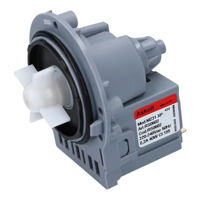Produktbild von LUTH Premium Profi Parts Ablaufpumpenmotor Universal für Waschmaschine kompatibel mit Indesit C00144997 Askoll
