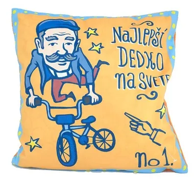 Produktbild von GiftyCity Kopfkissenbezug 40 x 40 cm, Mikroplüsch, Best Grandpa