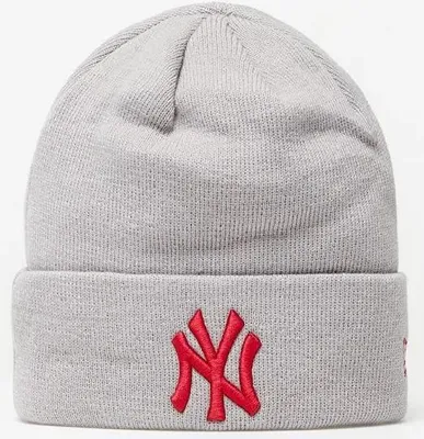 Immagine prodotto di Cappello invernale New Era unisex League Yankees, berretto grigio-rosso, grigio