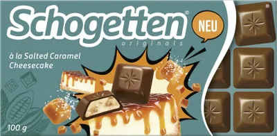 Zdjęcie produktu dla Trumpf Schogetten à la Salted Caramel Cheesecake Czekolada mleczna 100 g