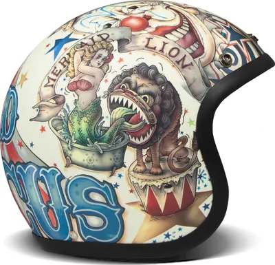 Zdjęcie produktu dla Kask Jet Cafe Racer DMD RETRO Circus rozmiar XL