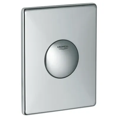 Produktbild von Grohe Skate WC-Betätigung 156x197 mm mit Druckknopfbetätigung chrom - 37547000
