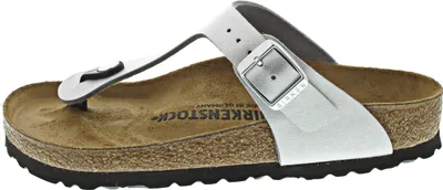 Produktbild von Birkenstock Gizeh Silber Normalfußbett - Damen Hausschuhe - 043851